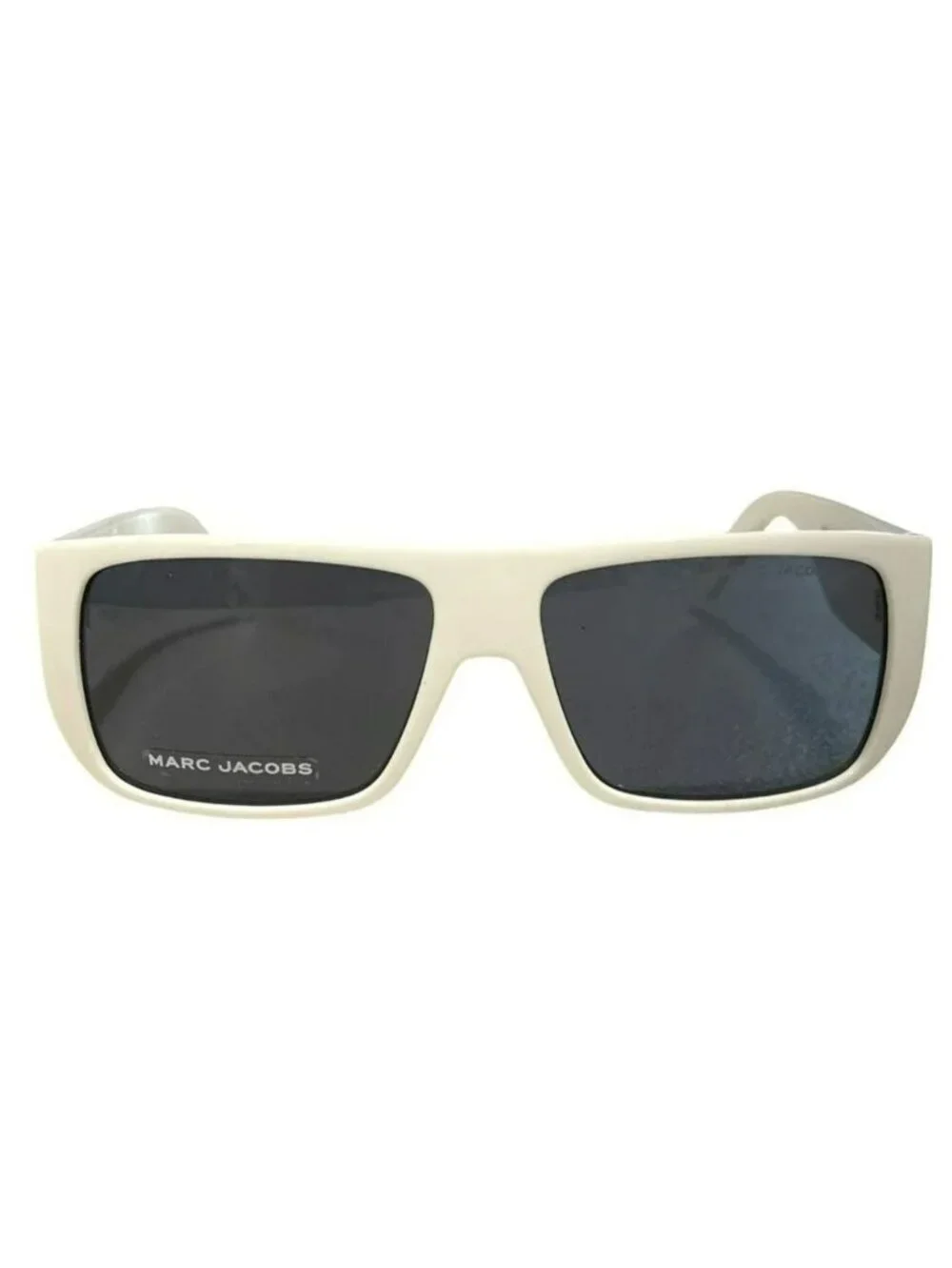 Marc Jacobs White Square Logo Sunglasses NWT